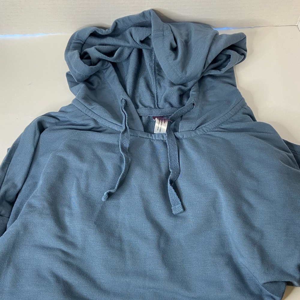 Adore Me Abbey PJ Crop Top Hoodie - Size Medium
